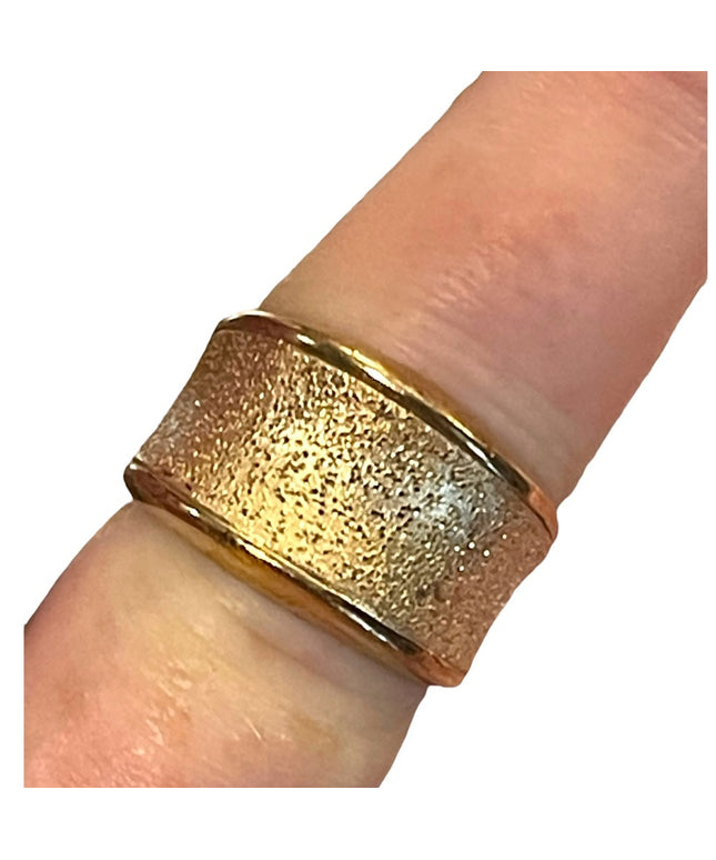 Lovely Charles Garnier 18k GP Ateeling 925 Constellation modernist ring