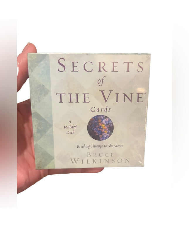 NEW NIB SECRETS OF THE VINE Bruce Wilkinson CARDS By Hay House Abundance OOP