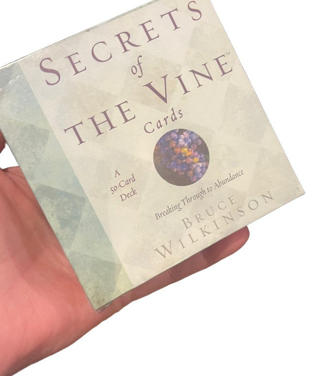 NEW NIB SECRETS OF THE VINE Bruce Wilkinson CARDS By Hay House Abundance OOP