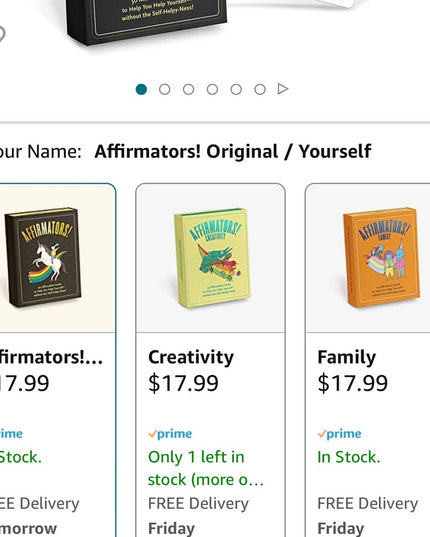 Affirmators Cards 50 Cards VG New age self help