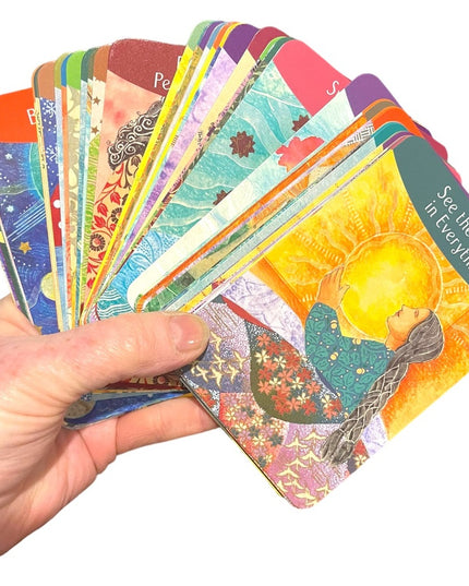 OOP HTF Wisdom for Healing Cards Caroline Myss New Age Hay House VG preownd