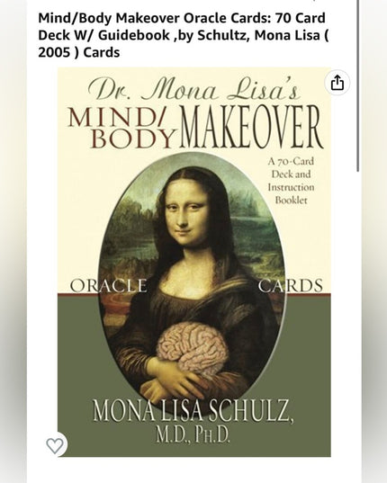 OOP C2005 Mind Body Makeover Mona Lisa Schultz New Age Awareness CARDS Hay House