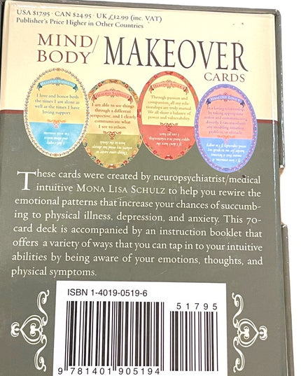 OOP C2005 Mind Body Makeover Mona Lisa Schultz New Age Awareness CARDS Hay House
