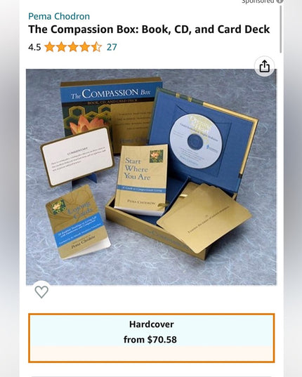 The Compassion Box Book CD and card deck Buddhist tradition Tibetan practice