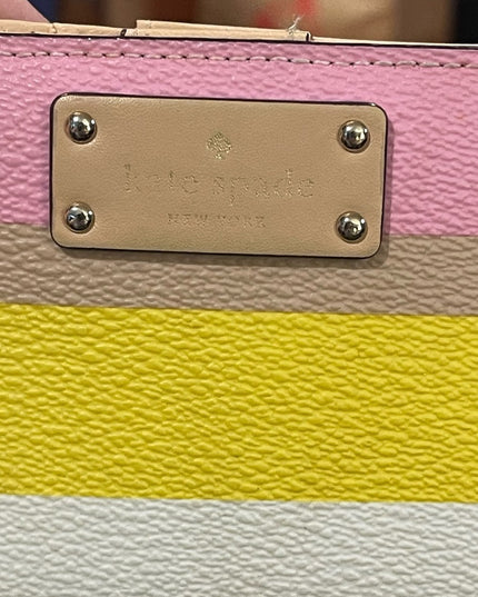 Kate Spade leather colorful Striped wallet