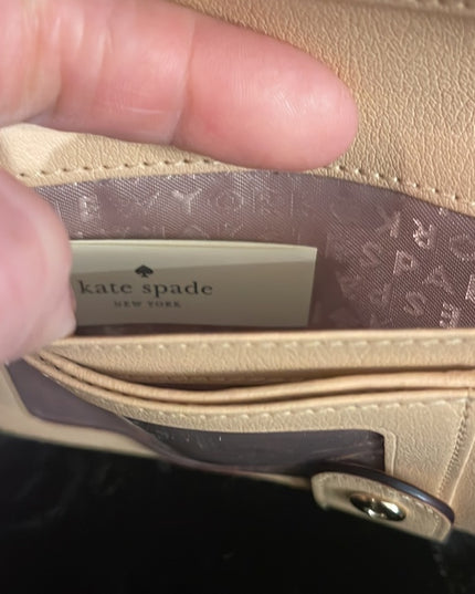 Kate Spade leather colorful Striped wallet