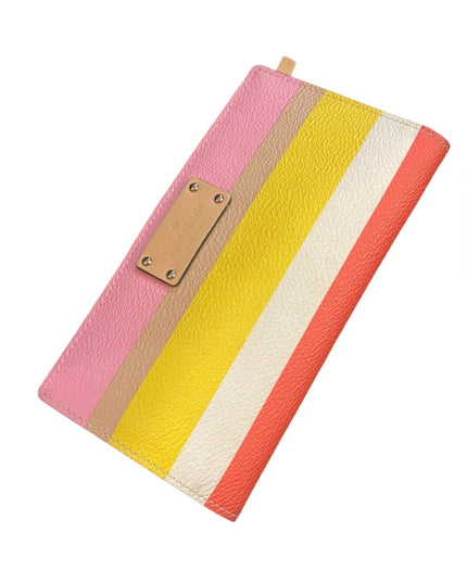 Kate Spade leather colorful Striped wallet