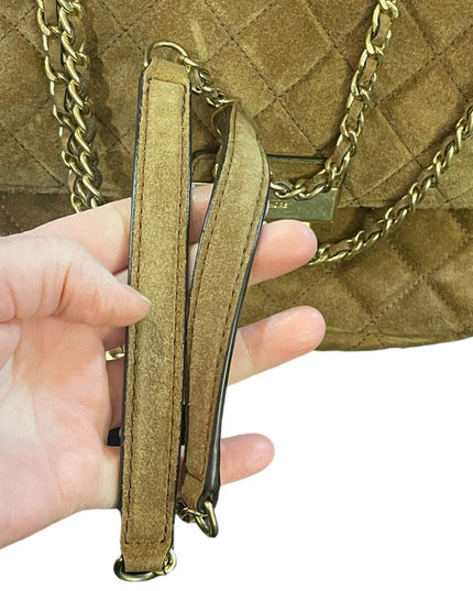 Vintage Camel brown Suede Michael Kors shoulder bag
