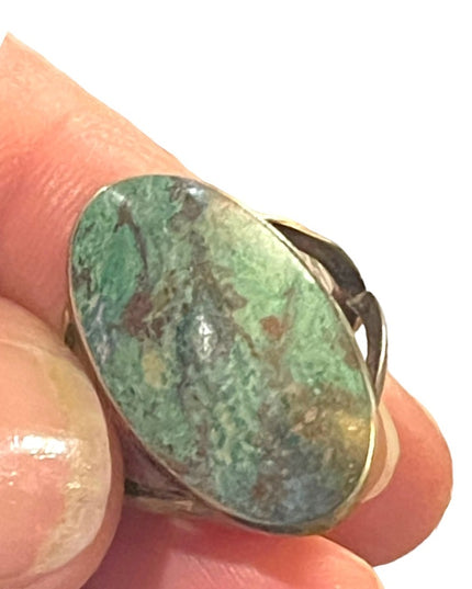 Vintage Sterling silver 925 Taxco Turquois ARJ Artisan Hand made ring Mexico