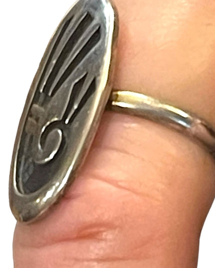 Vintage Sterling silver 925 Hopi Crafts Guild silvercraft RARE southwestern ring