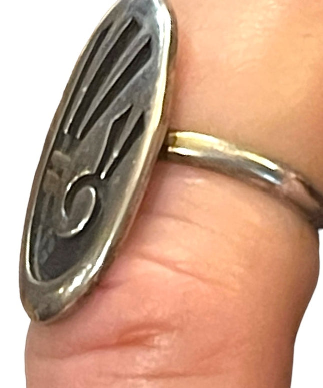Vintage Sterling silver 925 Hopi Crafts Guild silvercraft RARE southwestern ring