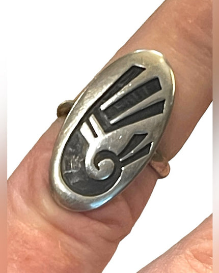 Vintage Sterling silver 925 Hopi Crafts Guild silvercraft RARE southwestern ring