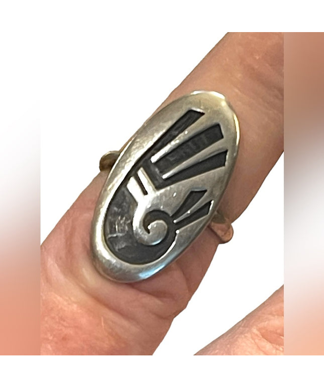 Vintage Sterling silver 925 Hopi Crafts Guild silvercraft RARE southwestern ring