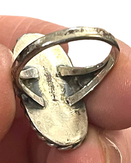 Vintage sterling silver 925 Turquoise Southwesteen Navajo ring