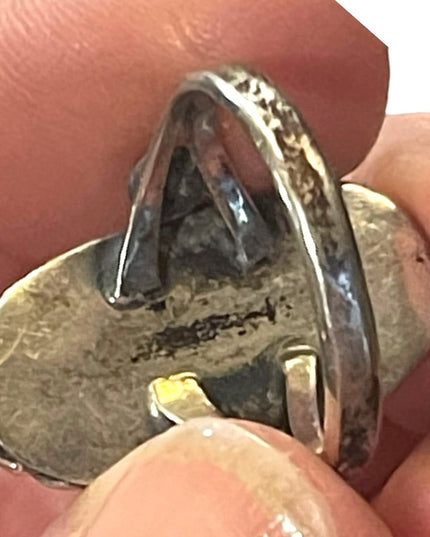 Vintage sterling silver 925 Turquoise Southwesteen Navajo ring