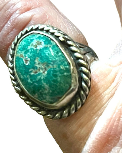 Vintage Native American Navajo sterling silver 925 turquois ring
