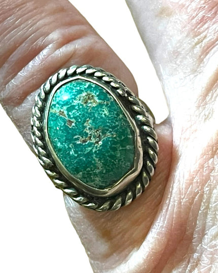 Vintage Native American Navajo sterling silver 925 turquois ring