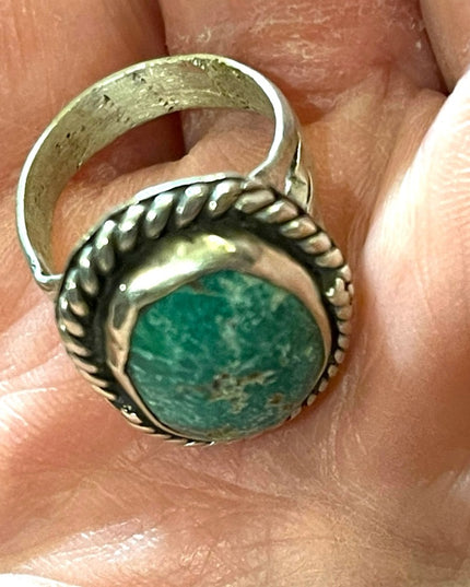 Vintage Native American Navajo sterling silver 925 turquois ring