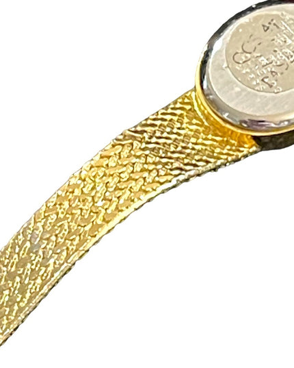 Lovely vintage Sarah Coventry rhinestone cross fave gold finish fancy watch
