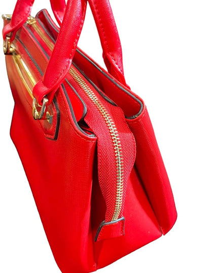 Jeanne Lottie Nautical Red gold hardware purse handbag