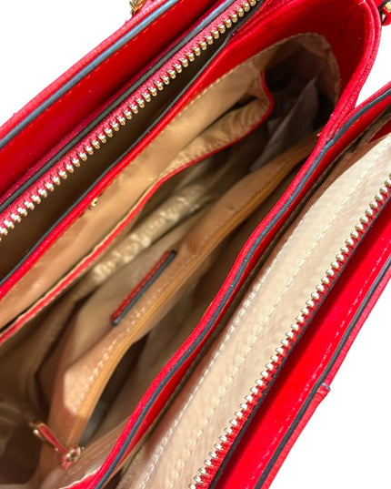 Jeanne Lottie Nautical Red gold hardware purse handbag