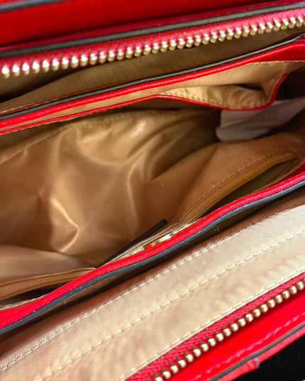 Jeanne Lottie Nautical Red gold hardware purse handbag