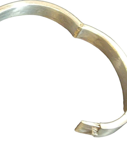 Antique sterling silver 925 SOUVENIER Mourning bracelet bangle England etched