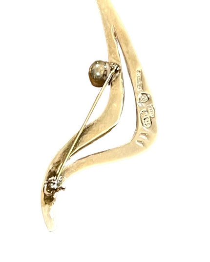 Sigi Pineda Modernist Sterling Silver & Pearl Brooch Renown
Tasco/Taxco Mexico