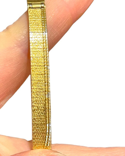 Vintage Massey Tissot Gold plt Diamond Illusion Watch