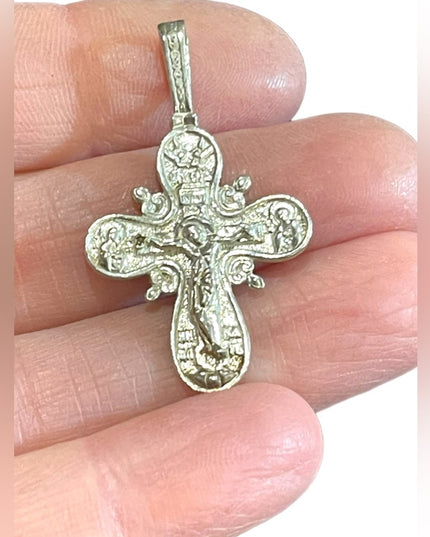 Sterling silver Crucix Catholic? Religious necklace pendant 925