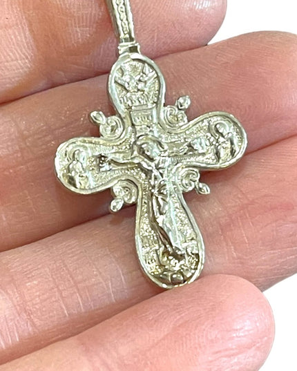 Sterling silver Crucix Catholic? Religious necklace pendant 925
