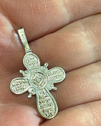 Sterling silver Crucix Catholic? Religious necklace pendant 925