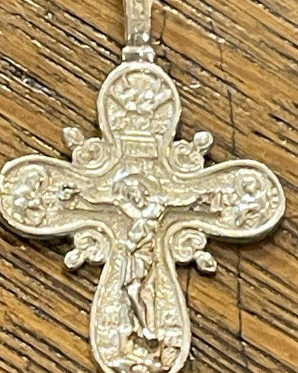 Sterling silver Crucix Catholic? Religious necklace pendant 925