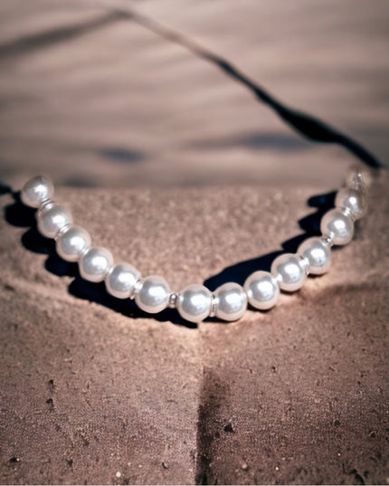 Beautiful Vintage NEW Faux pearl necklace