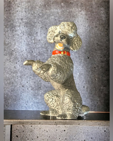 Vintage 1978 Handpainted ceramic FIFI Parisian Poodle dog statue