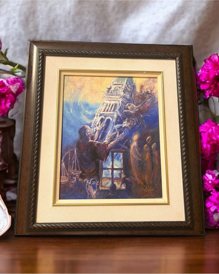 Patricia Kingsley Signed printed canvas “DANIEL” Religious painting 12 Prophets