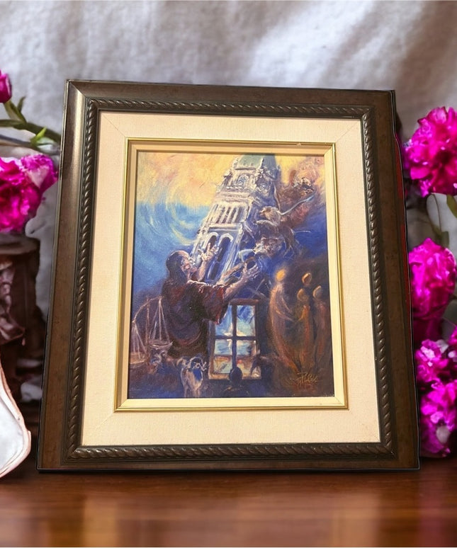 Patricia Kingsley Signed printed canvas “DANIEL” Religious painting 12 Prophets
