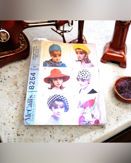 Vintage Sun Hat pattern Mccalls 8254 sewing complete