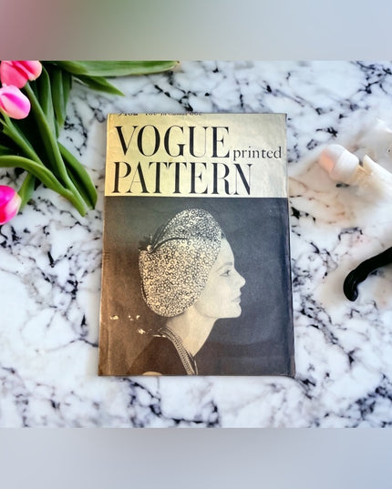 Vogue Printed pattern vintage Beret sewing hat