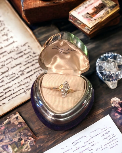 14k gold Diamond cluster ring W/appraisal