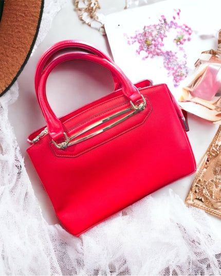 Jeanne Lottie Nautical Red gold hardware purse handbag