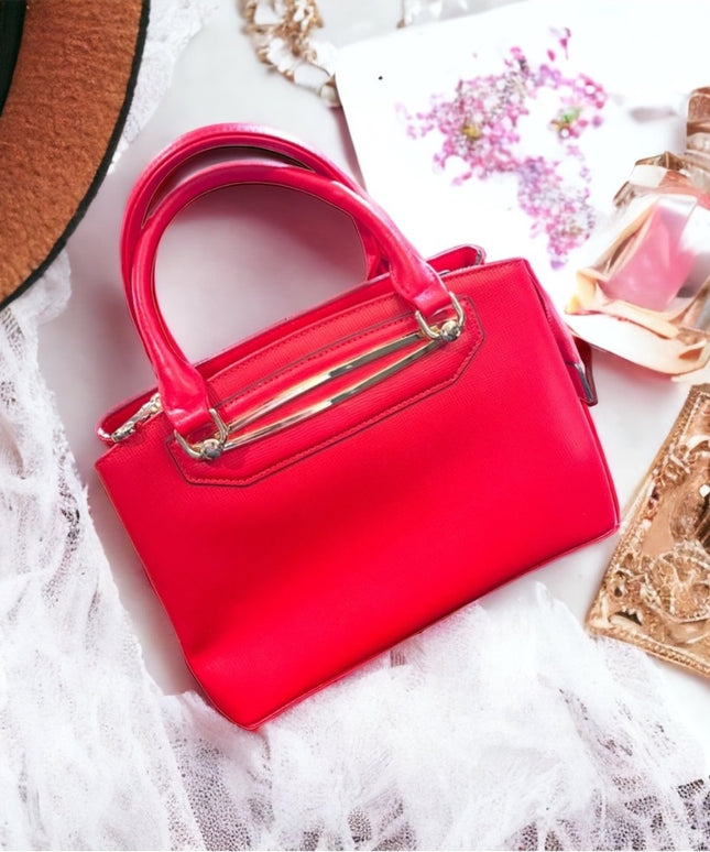Jeanne Lottie Nautical Red gold hardware purse handbag