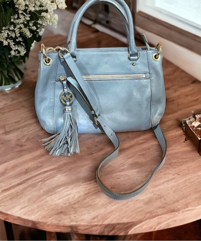 Blue MK Michael Kors Shoulder bag Clean silver hardware