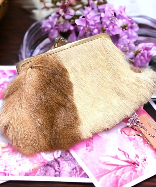Vintage 1950s Horse hair coin purse