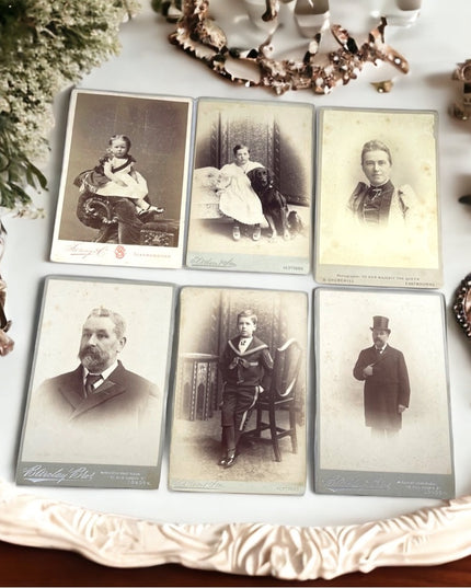 Antique Cabinet Photos “Haunted” c1800s Victorian