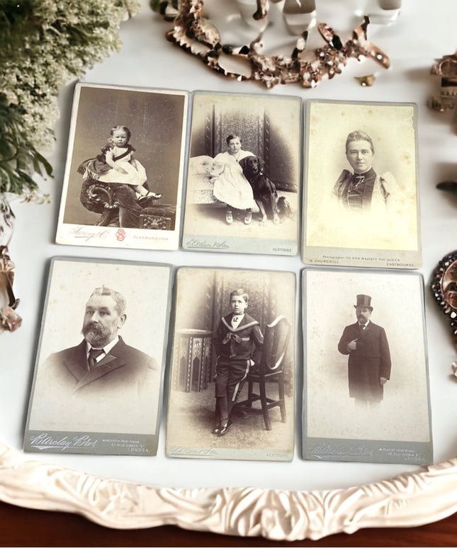 Antique Cabinet Photos “Haunted” c1800s Victorian