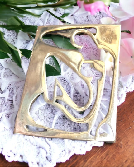 Vintage Matisse Blue Nude sitting sterling brooch Mexico 925