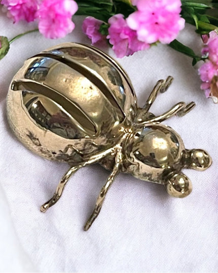 Vintage Large TC-254 Artisan Taxco Mexico 925 sterling spider brooch