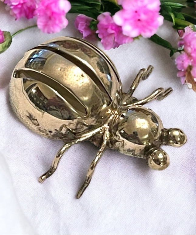 Vintage Large TC-254 Artisan Taxco Mexico 925 sterling spider brooch