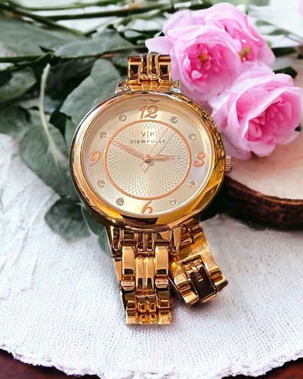 Viewpoint by Timex Rose gold watch Beautiful!